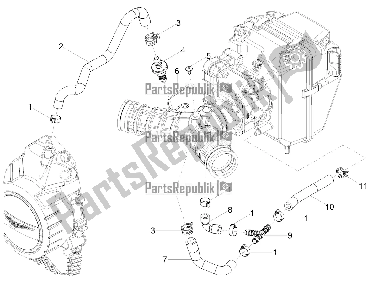 Wszystkie części do System Przedmuchu Moto-Guzzi V 85 TT Polizia Municipale 850 2021