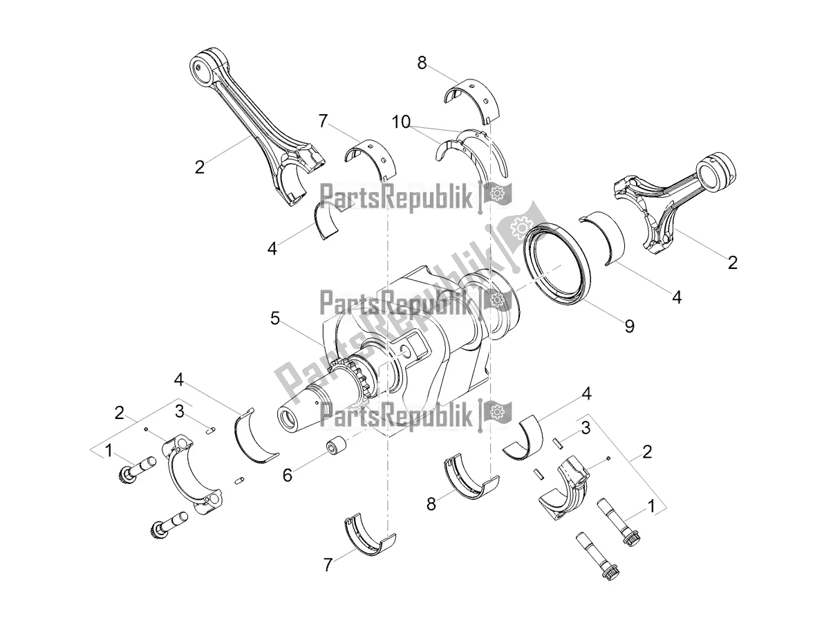 Toutes les pièces pour le Arbre De Transmission du Moto-Guzzi V 85 TT Polizia Municipale 850 2021