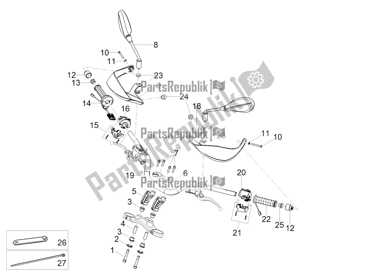 Todas las partes para Manillar - Controles de Moto-Guzzi V 85 TT Travel Pack 850 2020