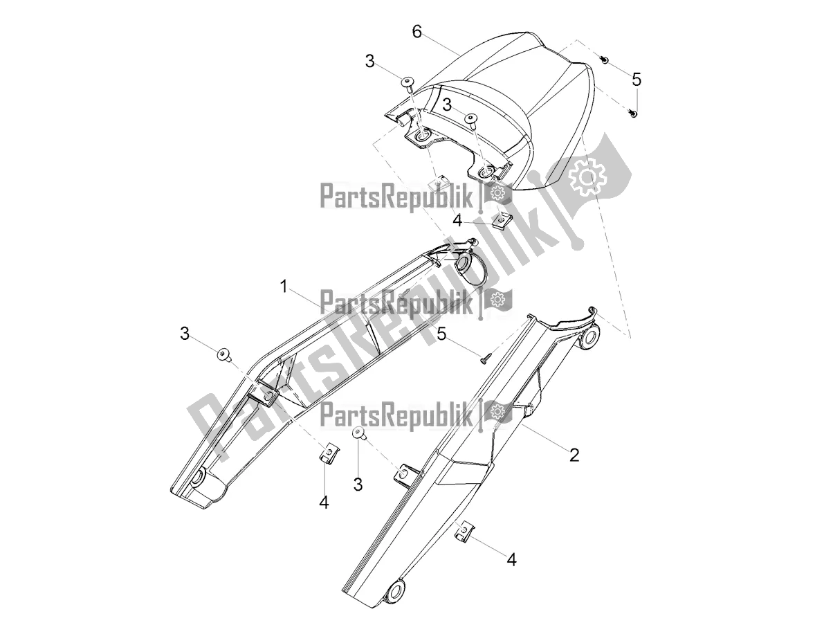 Wszystkie części do Nadwozie Tylne Moto-Guzzi V 85 TT Travel Pack 850 2020