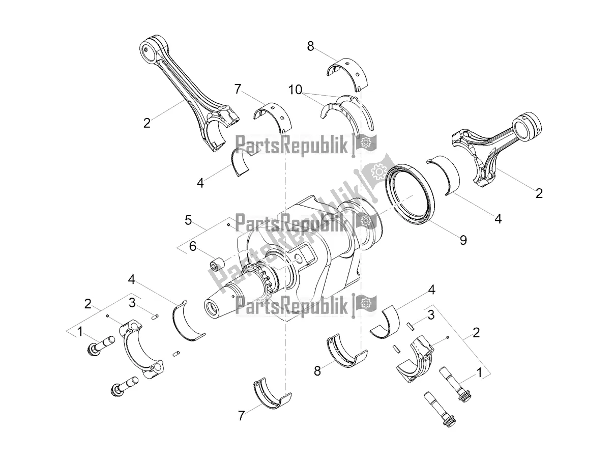 Tutte le parti per il Albero Di Trasmissione del Moto-Guzzi V 85 TT Travel Pack 850 2022