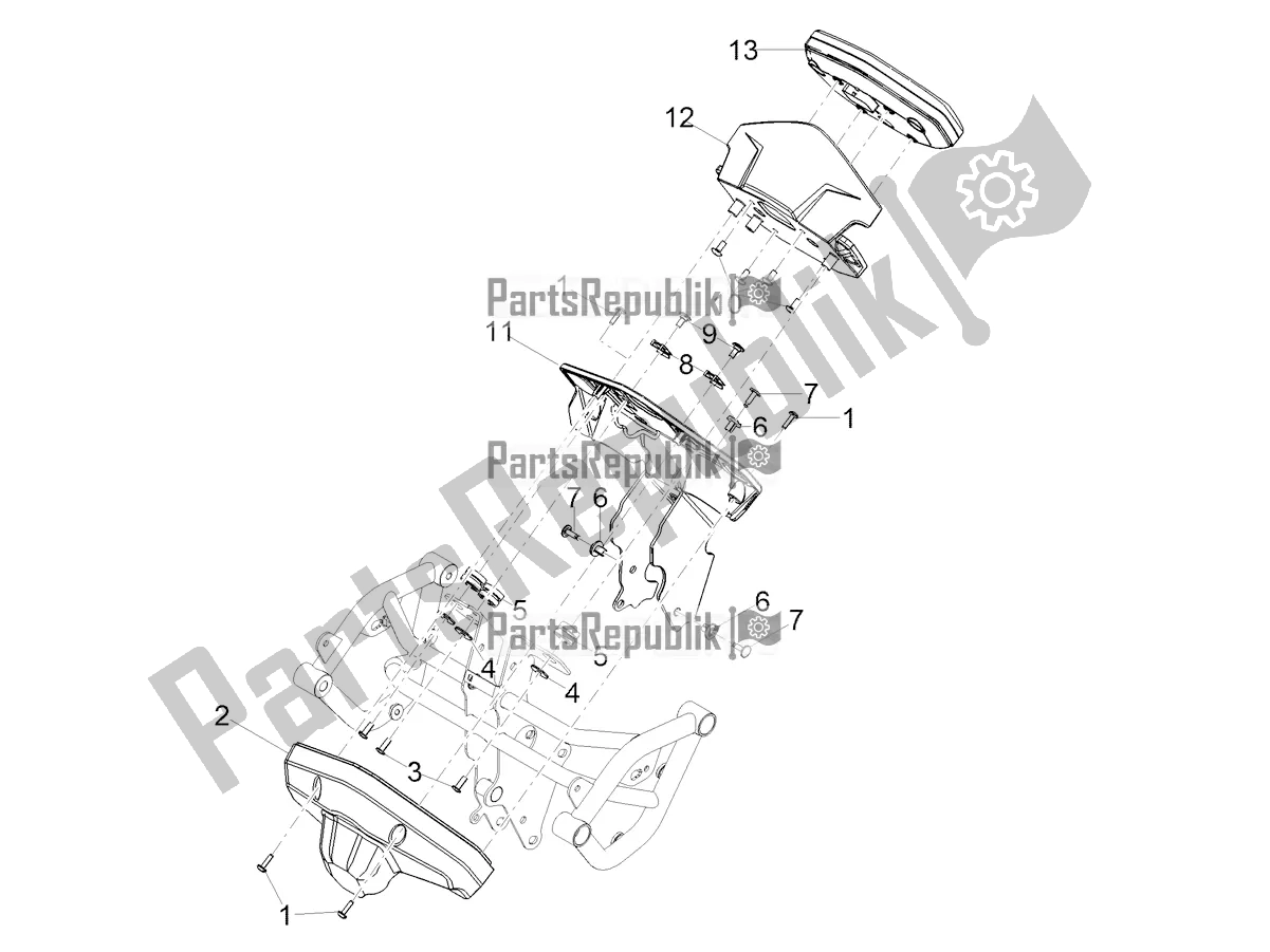 Todas las partes para Instrumentos de Moto-Guzzi V 85 TT Travel Pack 850 2022