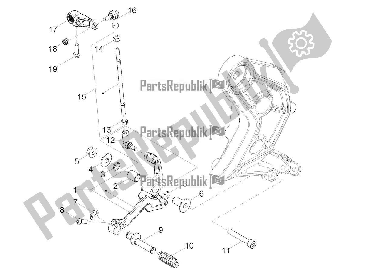 Todas las partes para Palanca De Cambios de Moto-Guzzi V 85 TT Travel Pack Apac 850 2020