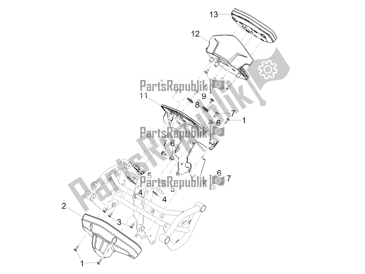 Todas las partes para Instrumentos de Moto-Guzzi V 85 TT Travel Pack Apac 850 2020