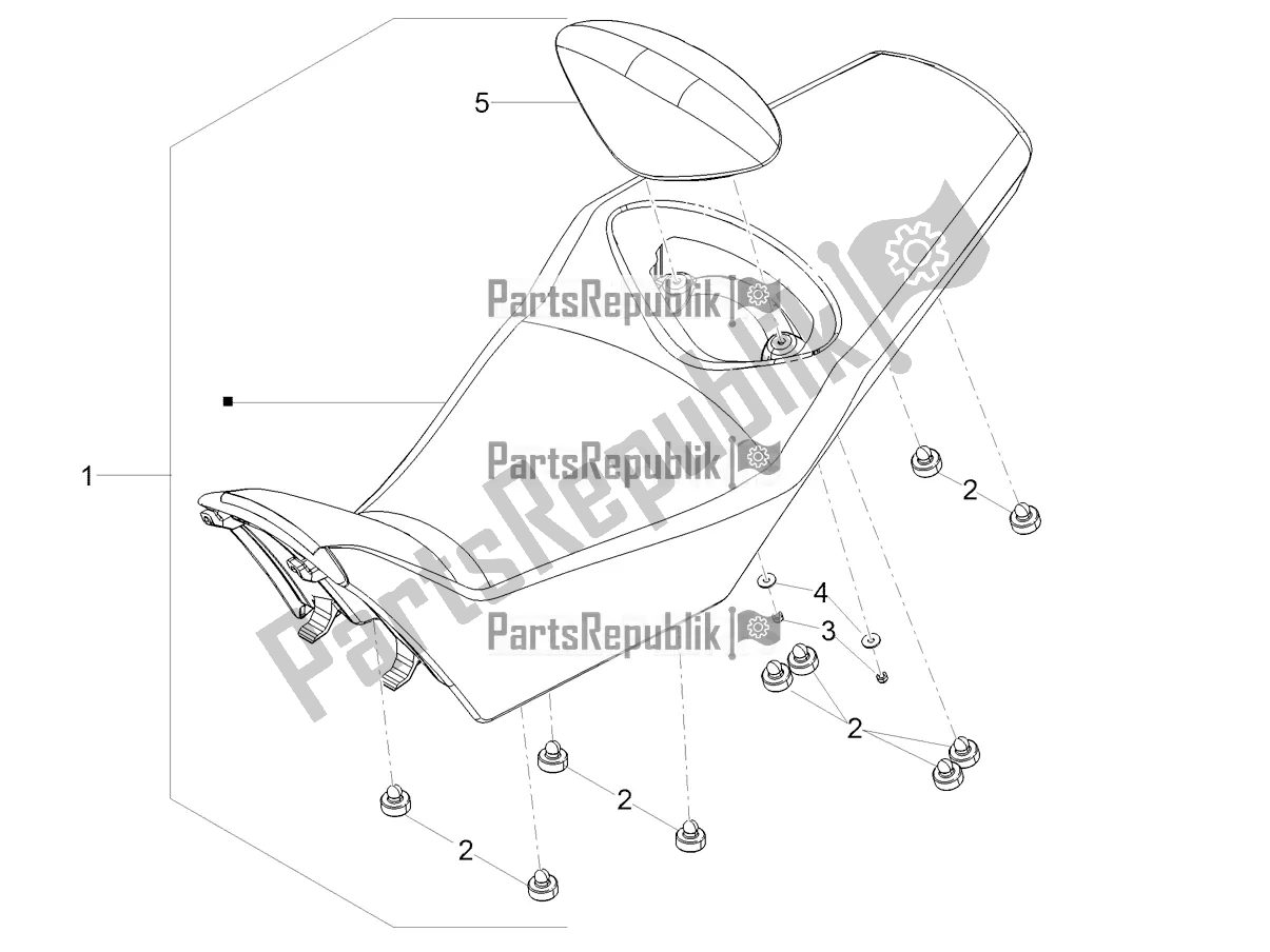 Toutes les pièces pour le Selle du Moto-Guzzi V 85 TT Travel Pack Apac 850 2020