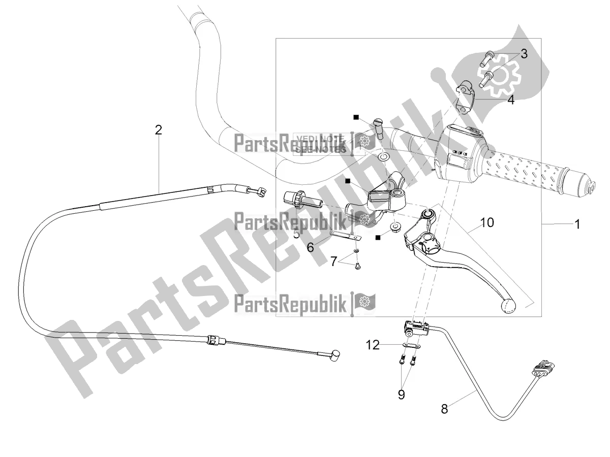 Todas las partes para Control De Embrague de Moto-Guzzi V 85 TT Travel Pack Apac 850 2021