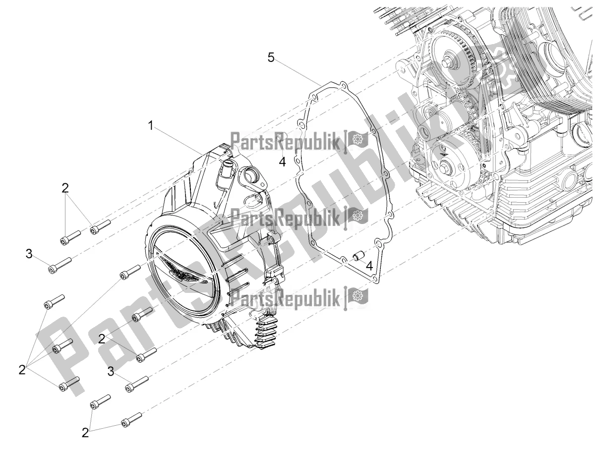 Todas las partes para Cubierta Del Volante de Moto-Guzzi V 85 TT Travel Pack Apac 850 2021