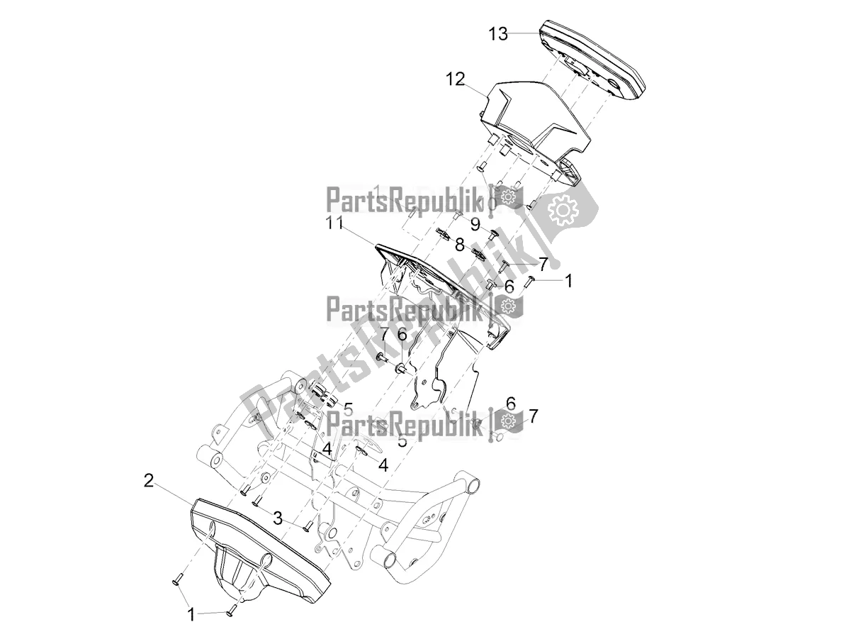 Todas las partes para Instrumentos de Moto-Guzzi V 85 TT Travel Pack Apac 850 2021