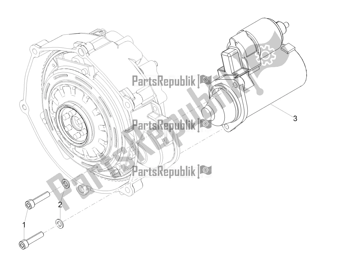 Todas las partes para Arranque / Arranque Eléctrico de Moto-Guzzi V 85 TT Travel Pack Apac 850 2021
