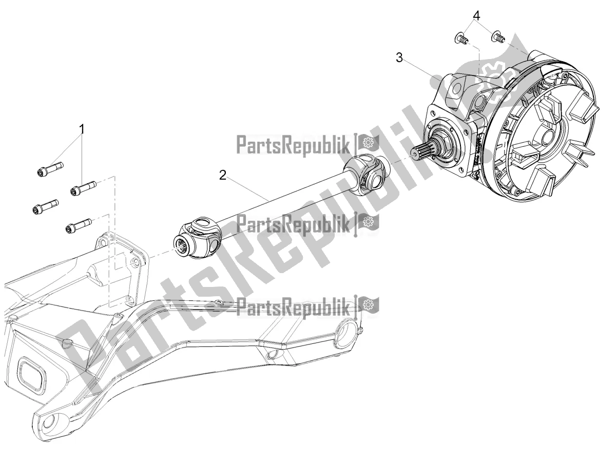 Todas las partes para Transmisión Completa de Moto-Guzzi V 85 TT Travel Pack Apac 850 2021