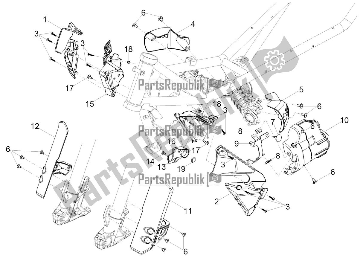Alle onderdelen voor de Bescherming van de Moto-Guzzi V 85 TT Travel Pack Apac 850 2022