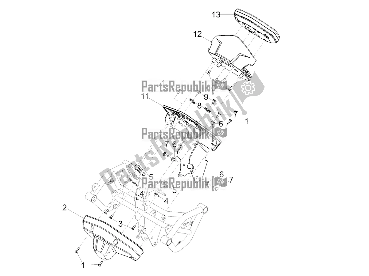 Toutes les pièces pour le Instruments du Moto-Guzzi V 85 TT Travel Pack USA 850 2021