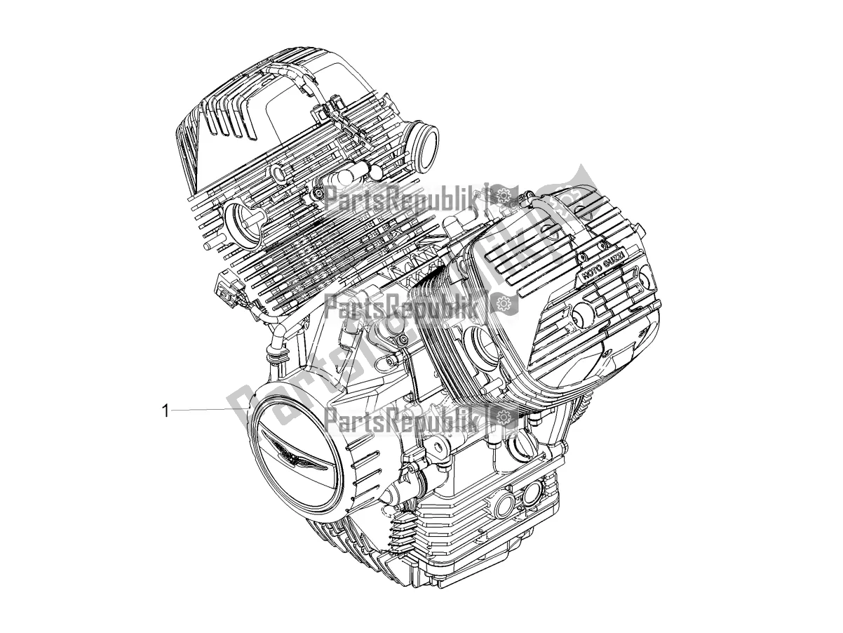 Todas las partes para Palanca Parcial Completa Del Motor de Moto-Guzzi V 85 TT Travel Pack USA 850 2022