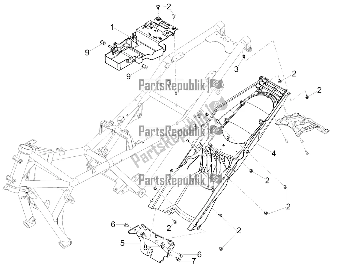 Todas las partes para Compartimento De La Silla De Montar de Moto-Guzzi V 85 TT Travel Pack USA 850 2022