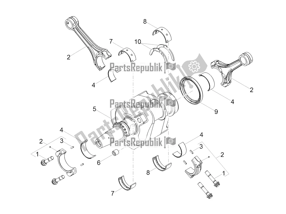 Toutes les pièces pour le Arbre De Transmission du Moto-Guzzi V 85 TT USA 850 2019