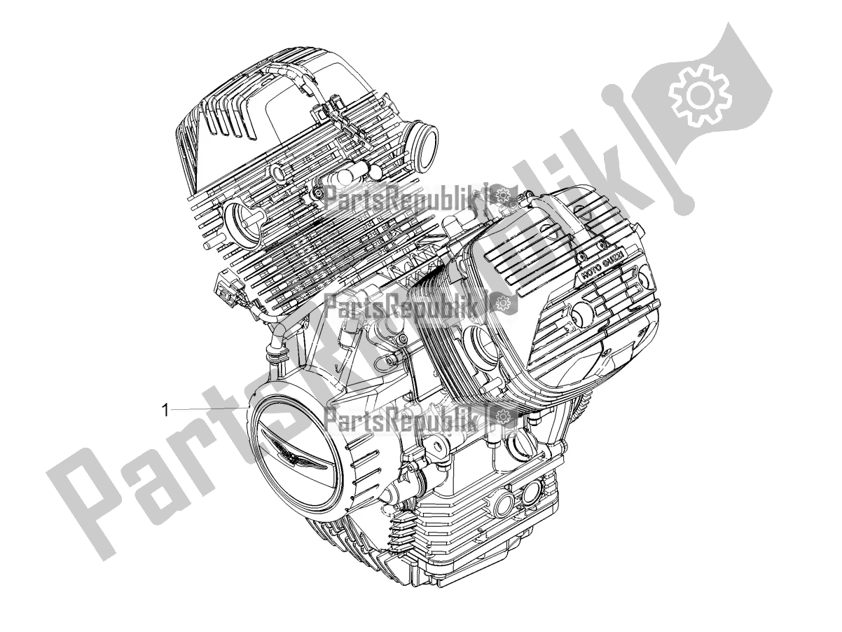Toutes les pièces pour le Levier Partiel Pour Compléter Le Moteur du Moto-Guzzi V 85 TT USA 850 2019