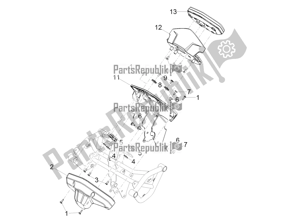 Toutes les pièces pour le Instruments du Moto-Guzzi V 85 TT USA 850 2019