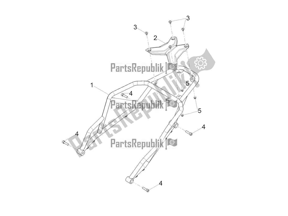 Toutes les pièces pour le Porte-bagages du Moto-Guzzi V 85 TT USA 850 2019