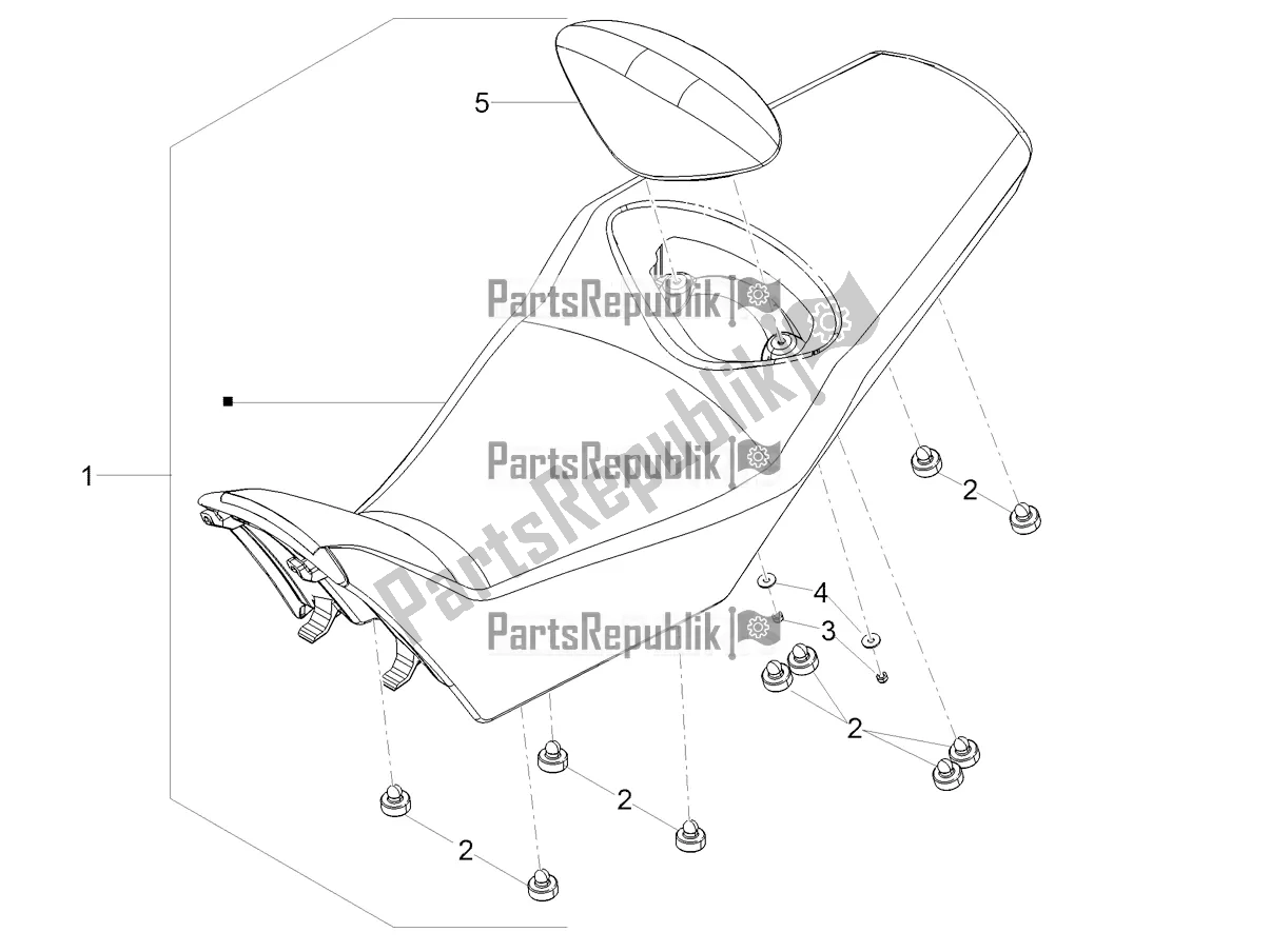 Toutes les pièces pour le Selle du Moto-Guzzi V 85 TT USA 850 2019