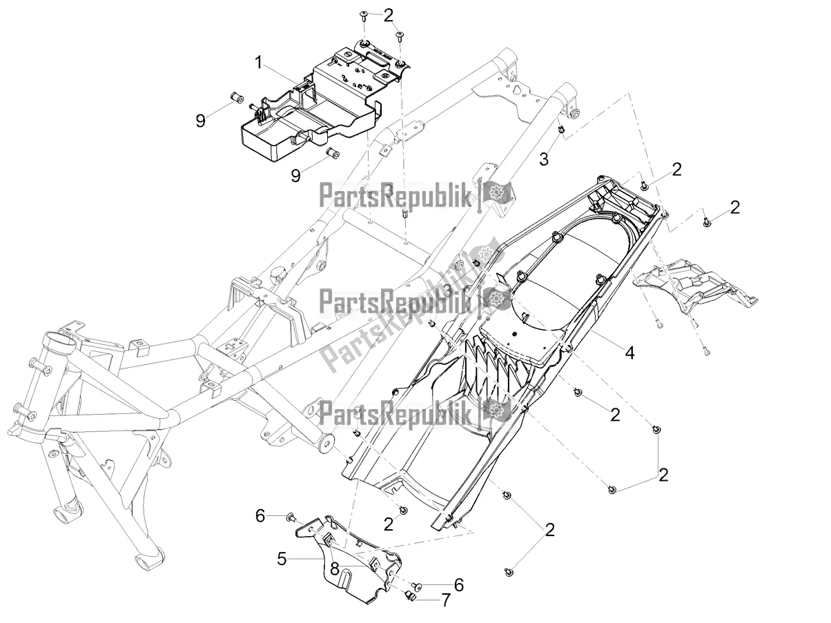 Toutes les pièces pour le Compartiment De Selle du Moto-Guzzi V 85 TT USA 850 2020