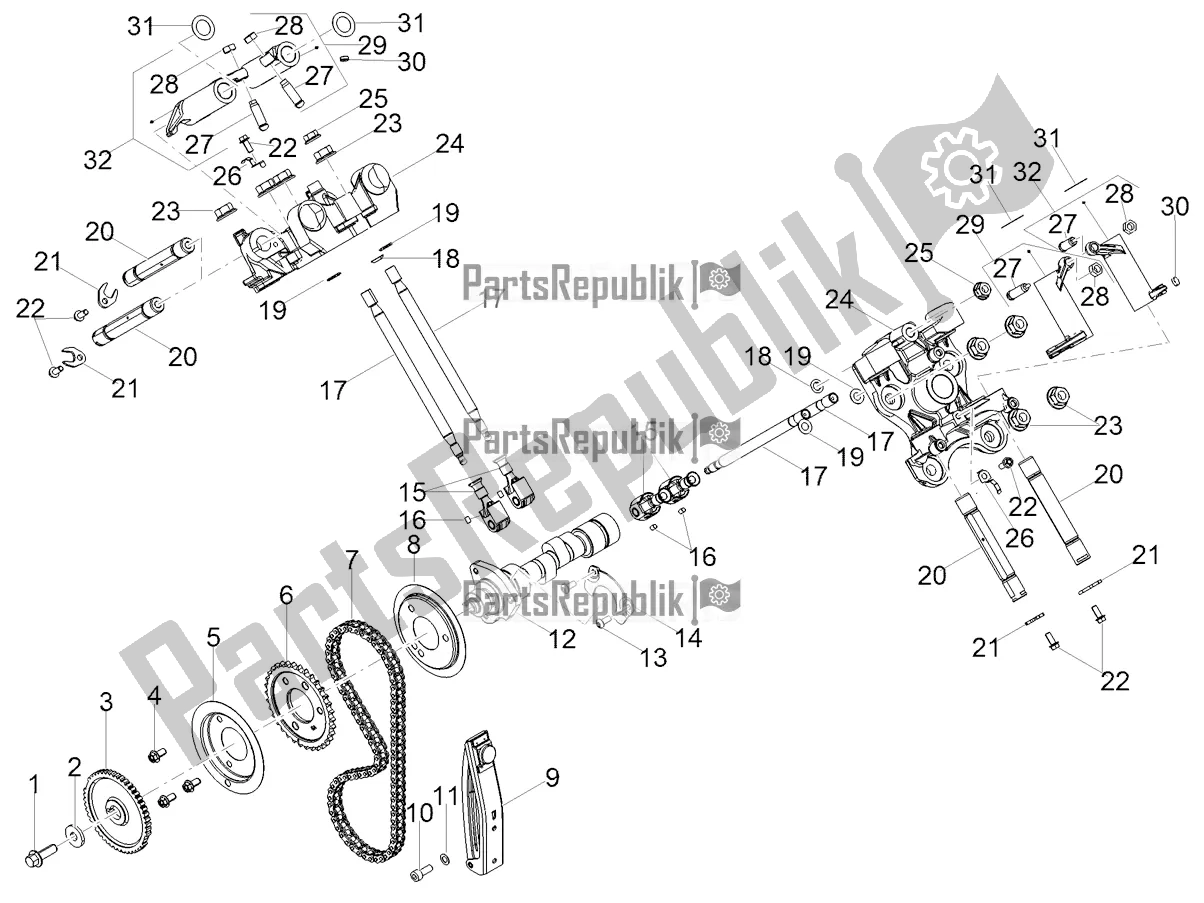 Toutes les pièces pour le Système De Chronométrage du Moto-Guzzi V 85 TT USA 850 2020