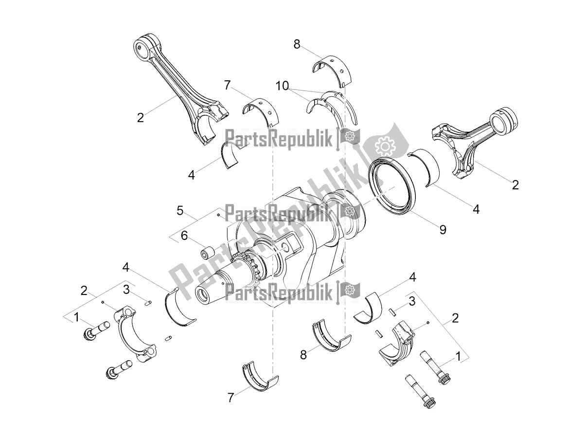 Toutes les pièces pour le Arbre De Transmission du Moto-Guzzi V 85 TT USA 850 2021