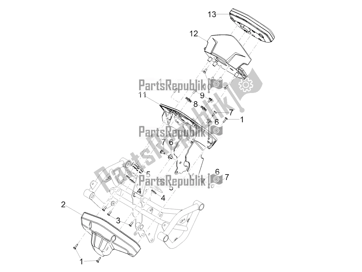 Todas las partes para Instrumentos de Moto-Guzzi V 85 TT USA 850 2021