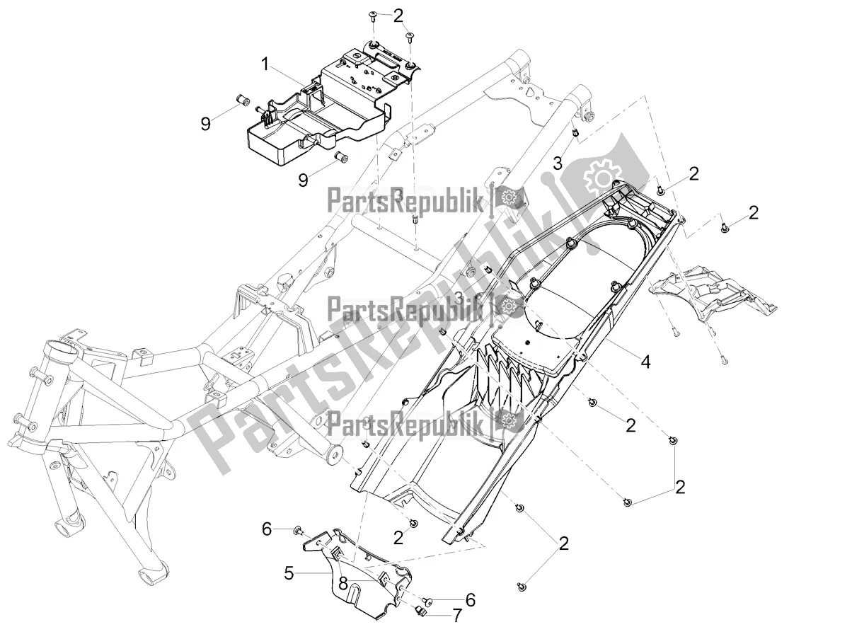 Toutes les pièces pour le Compartiment De Selle du Moto-Guzzi V 85 TT USA 850 2021