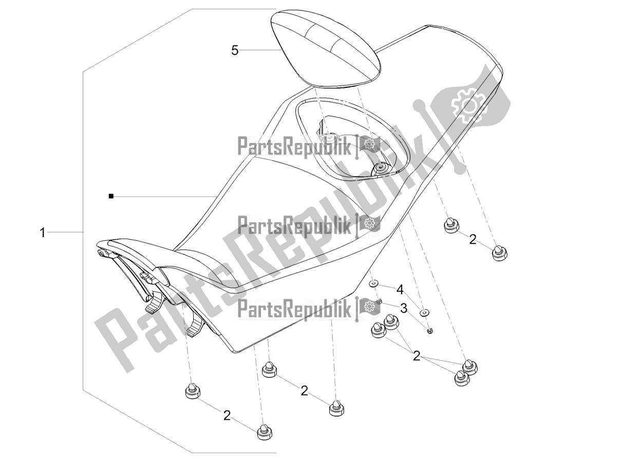 Toutes les pièces pour le Selle du Moto-Guzzi V 85 TT USA 850 2021