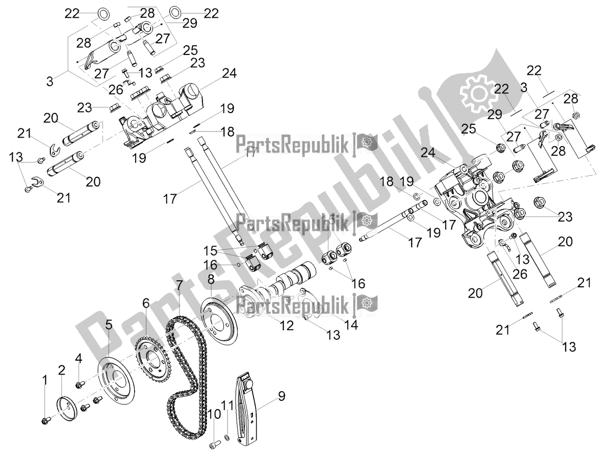 Toutes les pièces pour le Système De Chronométrage du Moto-Guzzi V 85 TT USA 850 2021