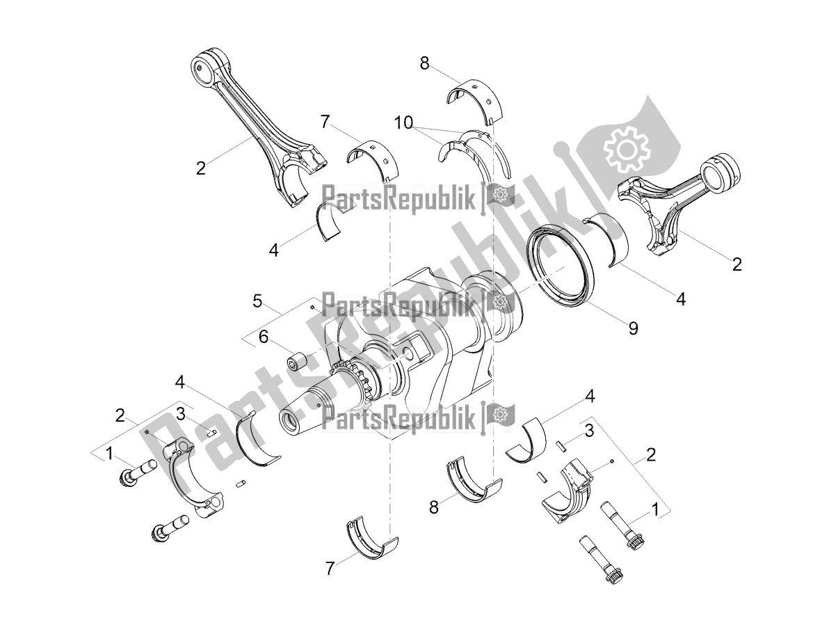 Tutte le parti per il Albero Di Trasmissione del Moto-Guzzi V 85 TT USA 850 2022