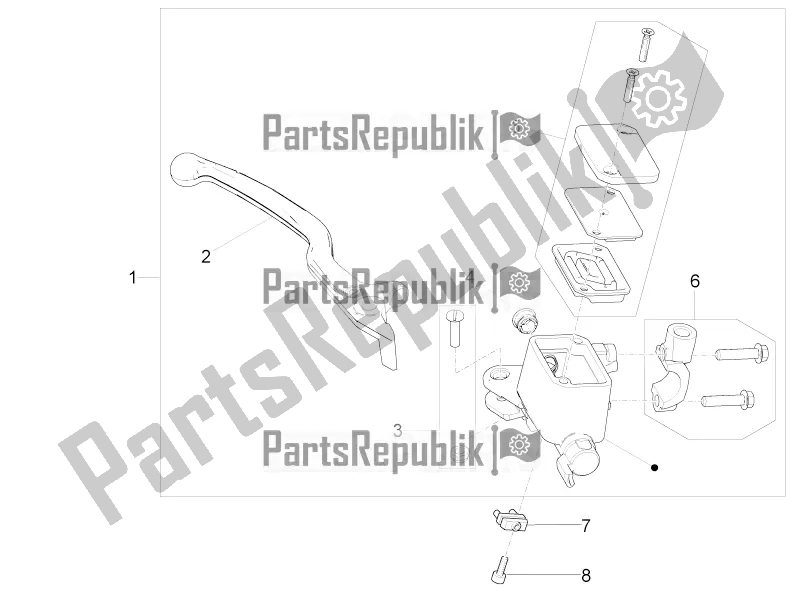 Wszystkie części do Przedni Cylinder G?ówny Moto-Guzzi V9 Bobber 850 2020