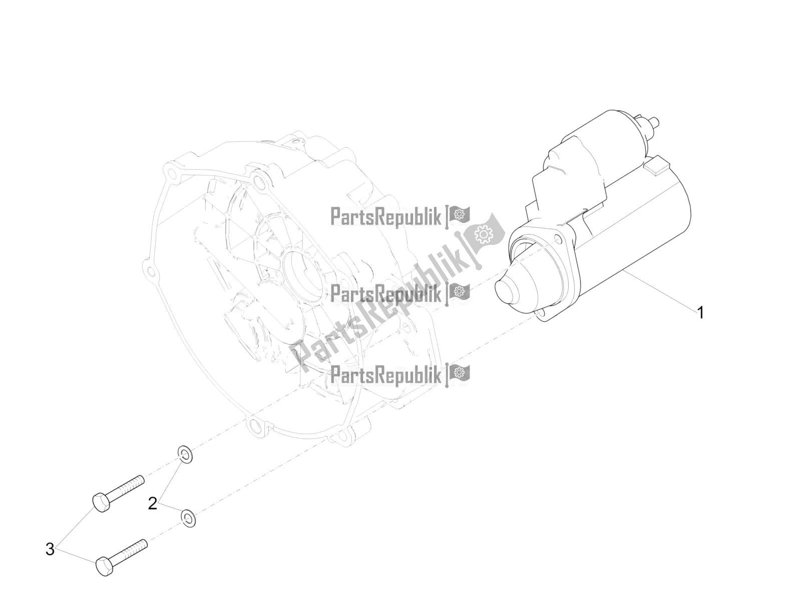 Todas las partes para Arranque / Arranque Eléctrico de Moto-Guzzi V9 Bobber 850 2020