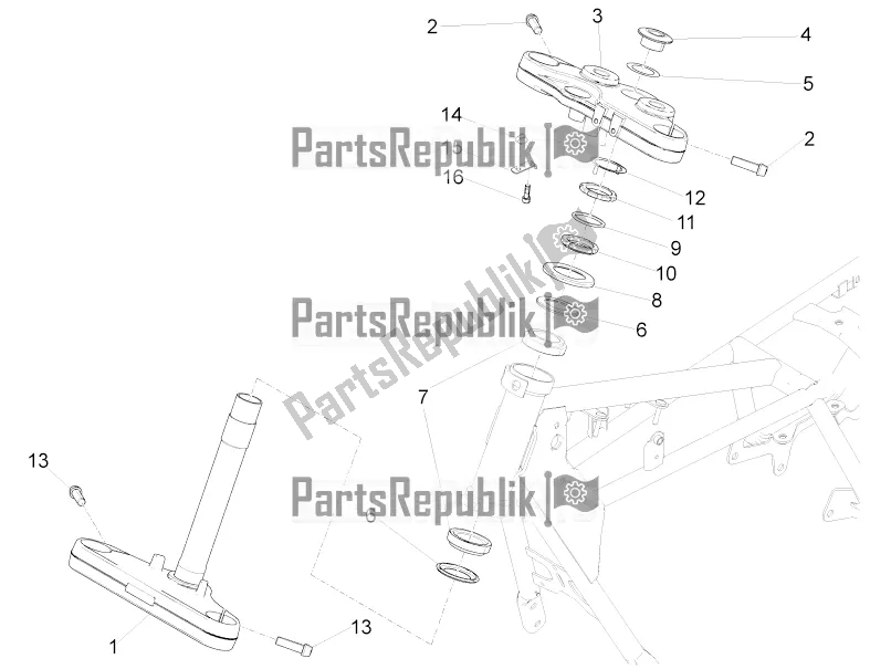 Tutte le parti per il Timone del Moto-Guzzi V9 Bobber 850 2020