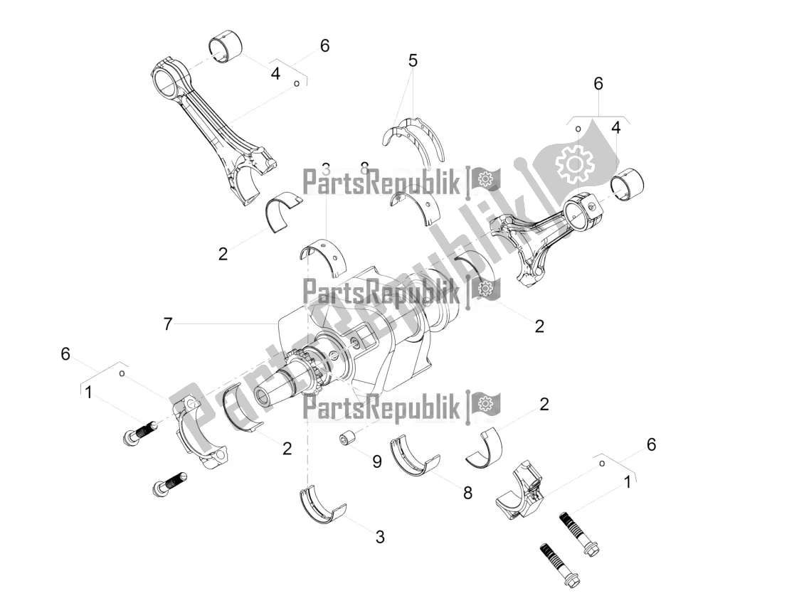 Tutte le parti per il Albero Di Trasmissione del Moto-Guzzi V9 Bobber 850 2021