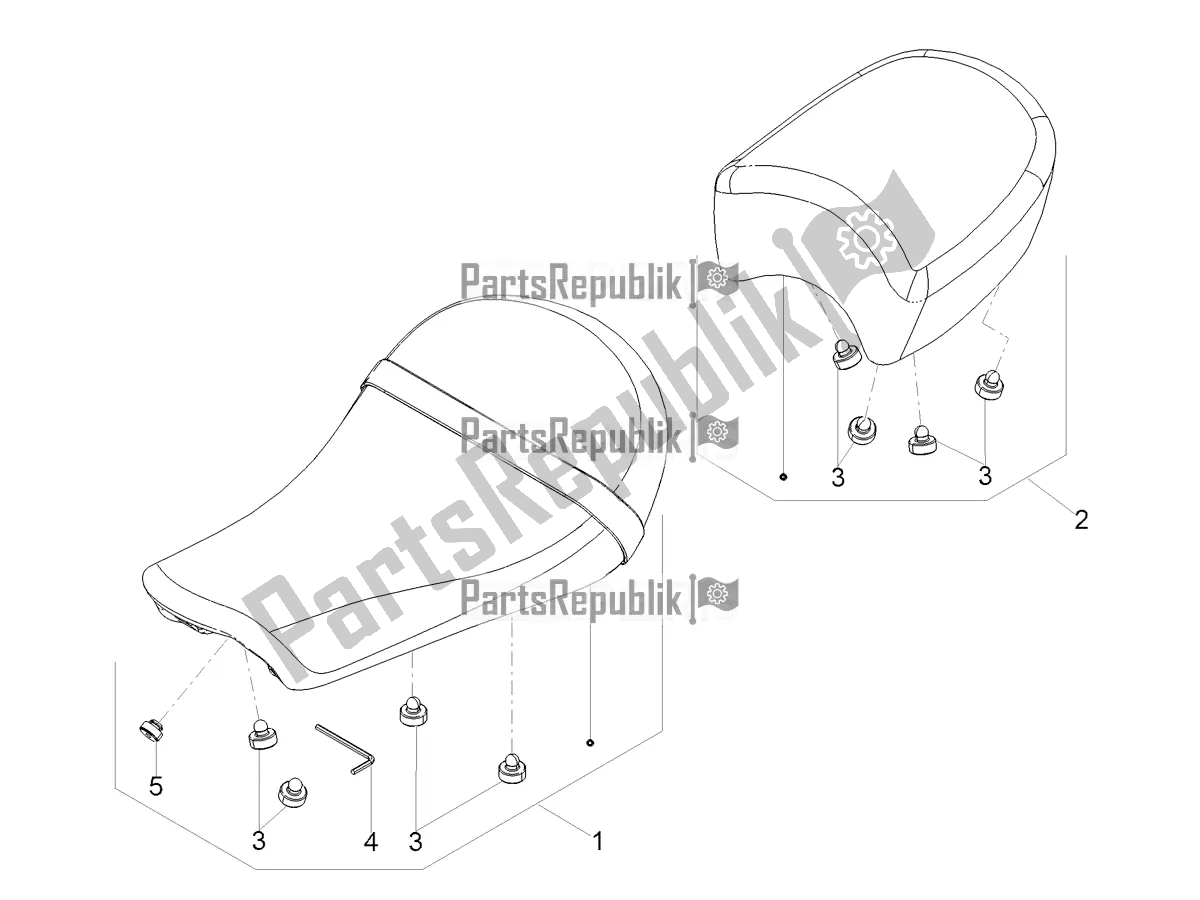 Tutte le parti per il Sella del Moto-Guzzi V9 Bobber 850 2021