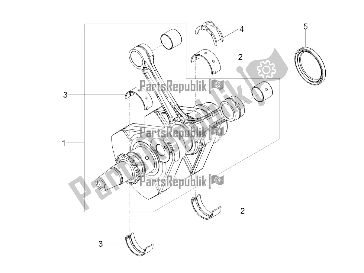 Alle onderdelen voor de Aandrijfas van de Moto-Guzzi V9 Bobber 850 2022