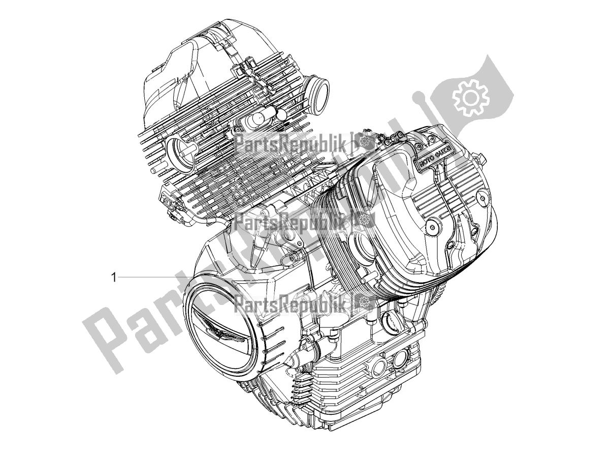 Alle onderdelen voor de Motor-completerende Deel-hendel van de Moto-Guzzi V9 Bobber 850 2022