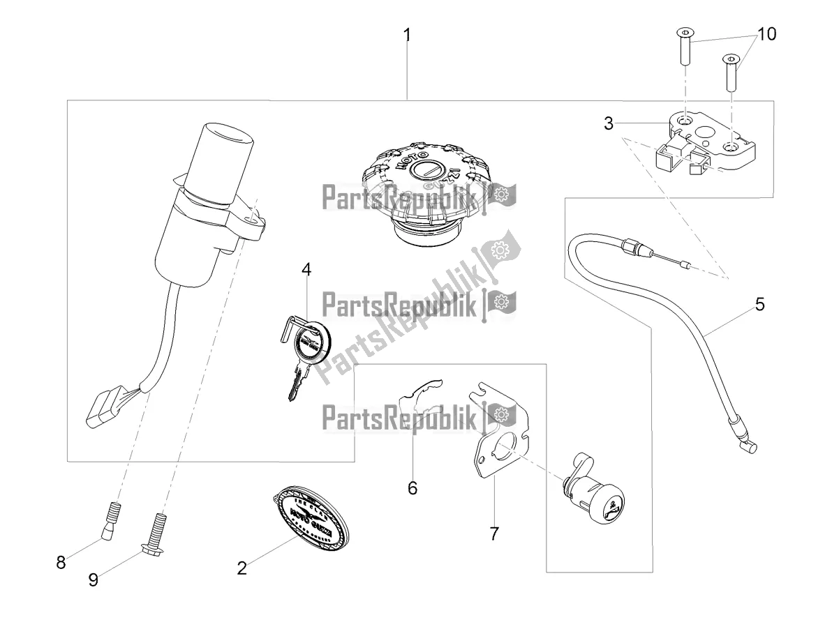 All parts for the Locks of the Moto-Guzzi V9 Bobber 850 2022