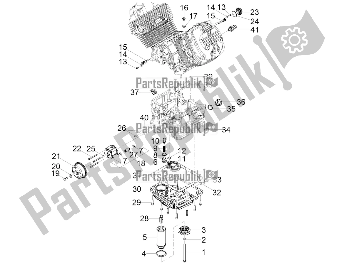 Toutes les pièces pour le Lubrification du Moto-Guzzi V9 Bobber 850 2022