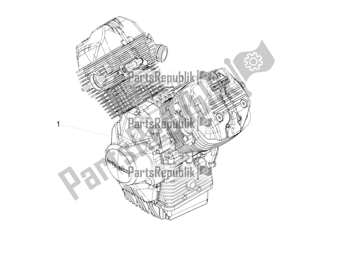 Tutte le parti per il Leva Parziale Per Il Completamento Del Motore del Moto-Guzzi V9 Bobber 850 ABS 2019