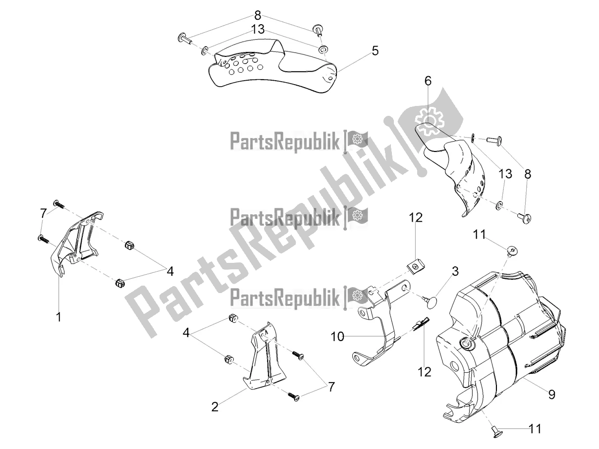 Tutte le parti per il Protezione del Moto-Guzzi V9 Bobber 850 ABS 2019