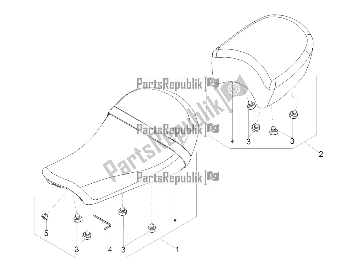 Toutes les pièces pour le Selle du Moto-Guzzi V9 Bobber 850 ABS 2020