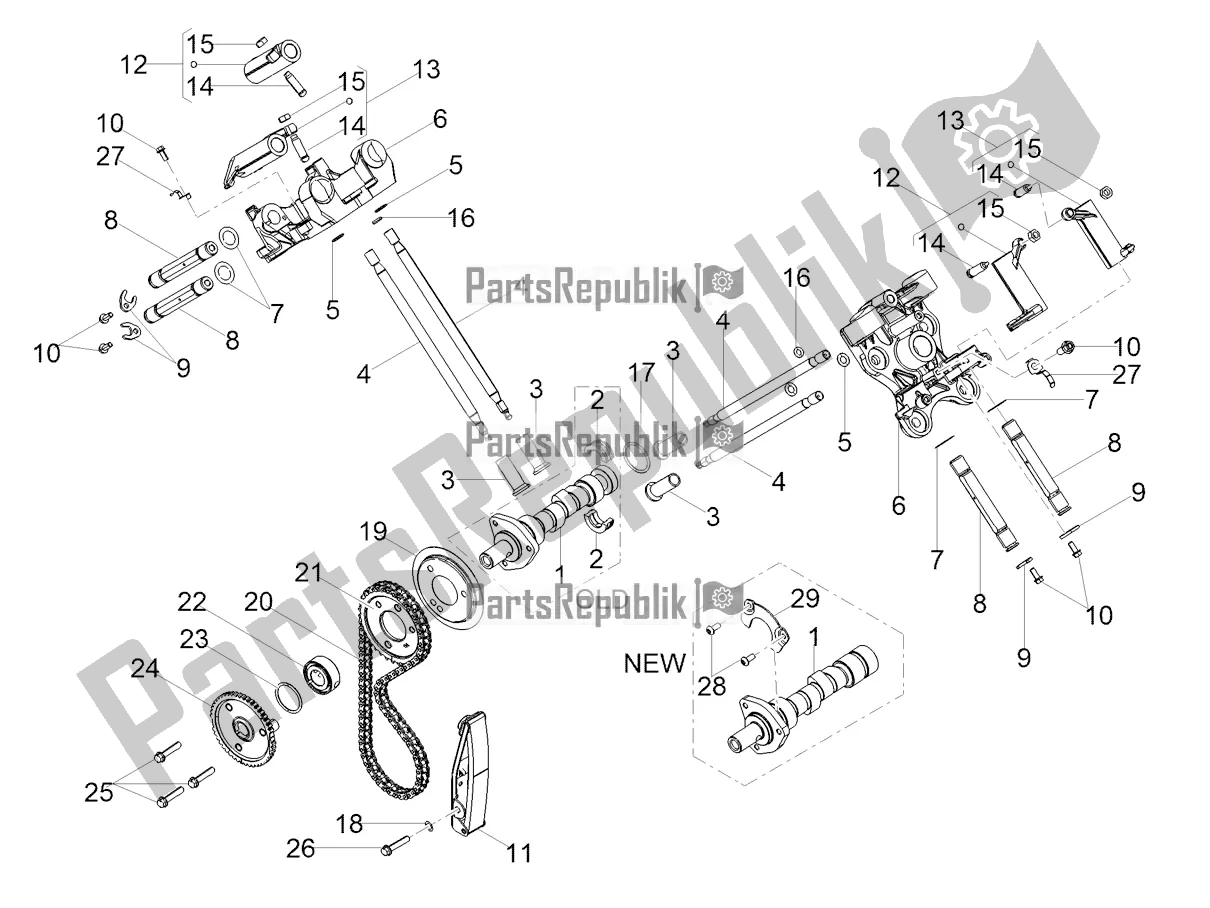 Tutte le parti per il Sistema Di Cronometraggio del Moto-Guzzi V9 Bobber 850 ABS 2020