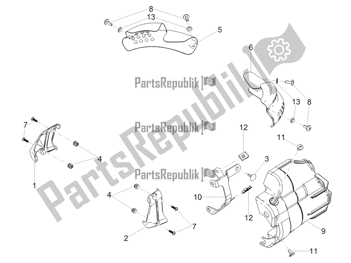 Toutes les pièces pour le Protection du Moto-Guzzi V9 Bobber 850 ABS USA 2019