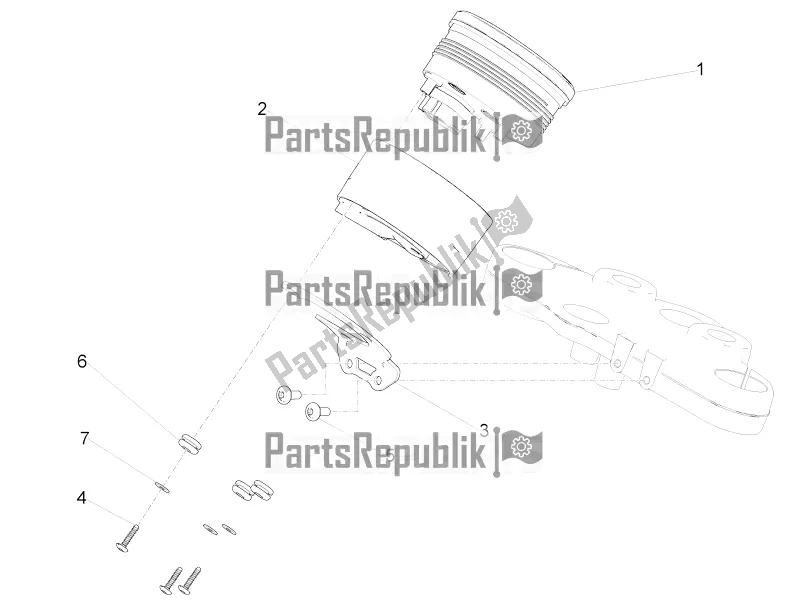 Toutes les pièces pour le Instruments du Moto-Guzzi V9 Bobber 850 Apac 2018