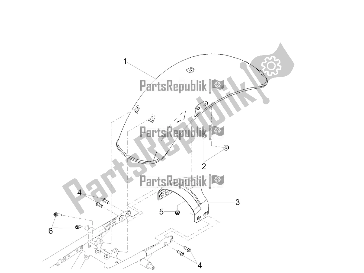 Todas las partes para Guardabarros Trasero de Moto-Guzzi V9 Bobber 850 Apac 2018