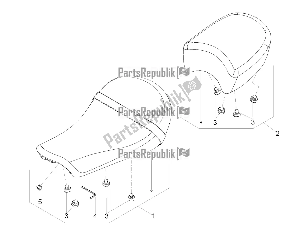 Toutes les pièces pour le Selle du Moto-Guzzi V9 Bobber 850 Apac 2018