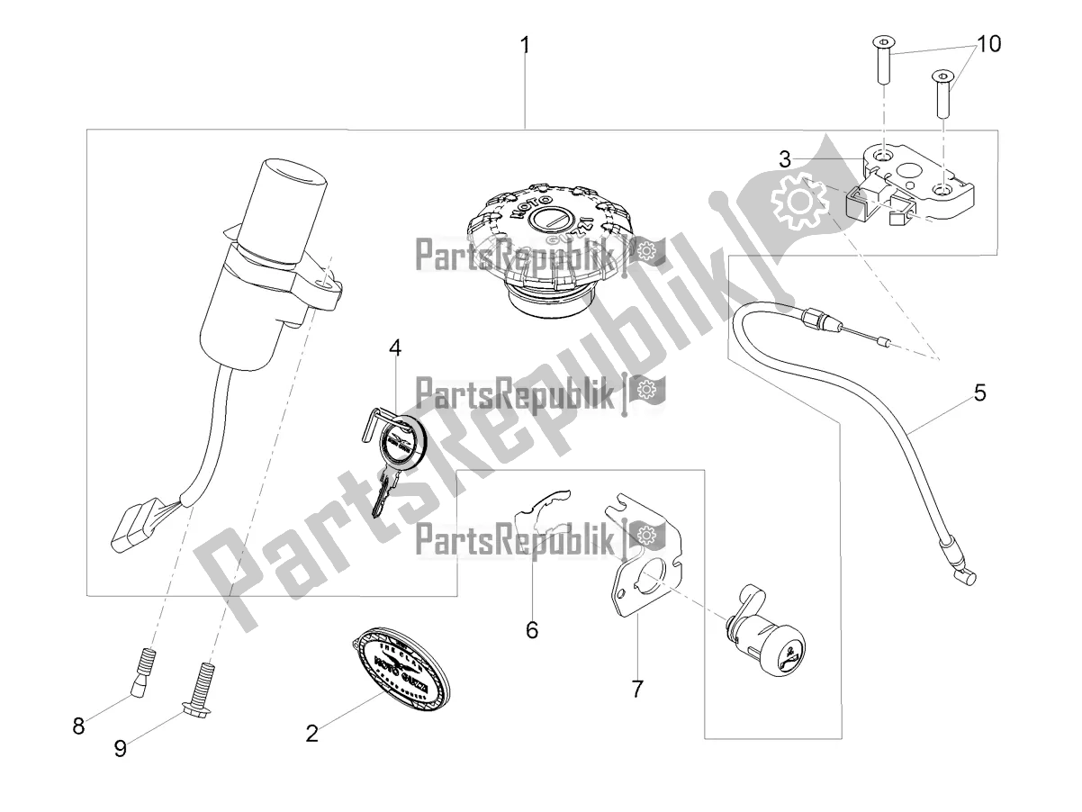 All parts for the Locks of the Moto-Guzzi V9 Bobber 850 Apac 2020