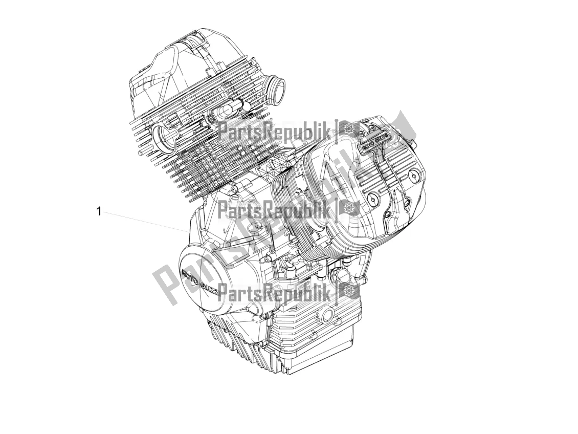 Todas las partes para Palanca Parcial Completa Del Motor de Moto-Guzzi V9 Bobber 850 Apac 2021